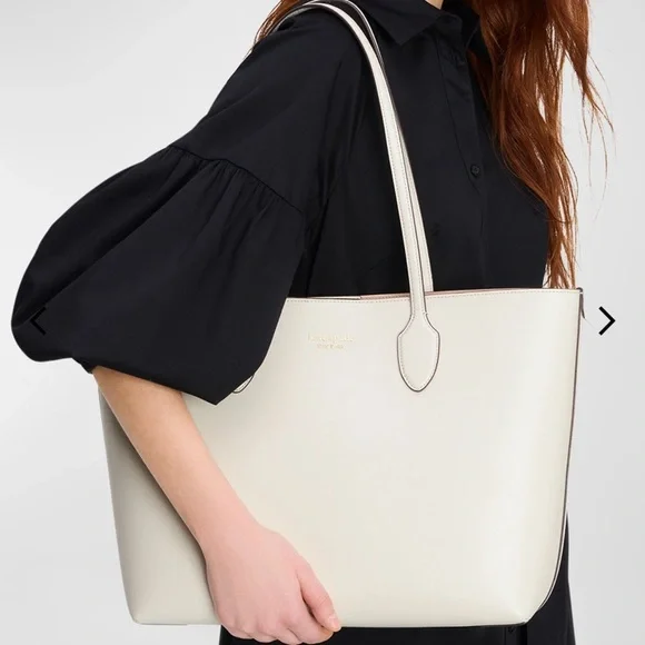 Kate Spade Cream Tote Bag - Picture 2 of 4
